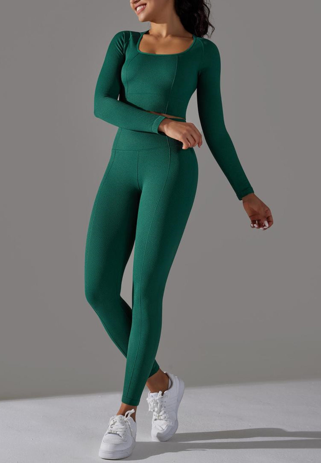 Long Sleeve Activewear Set by Anna-Kaci