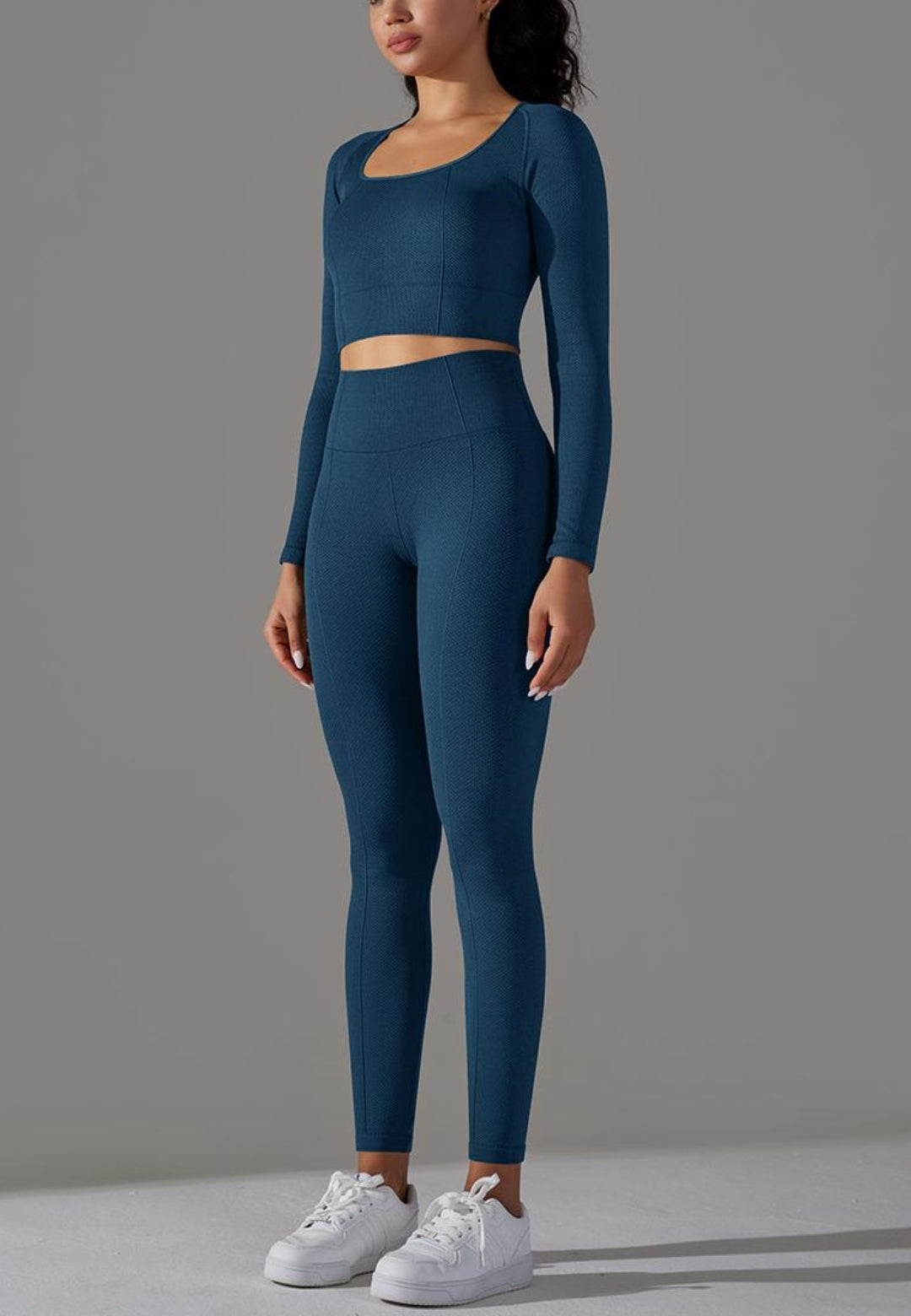 Long Sleeve Activewear Set by Anna-Kaci