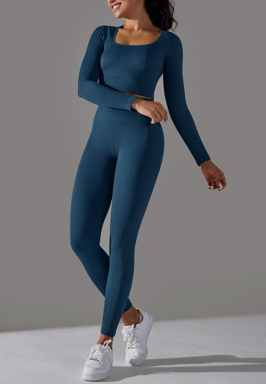 Long Sleeve Activewear Set by Anna-Kaci