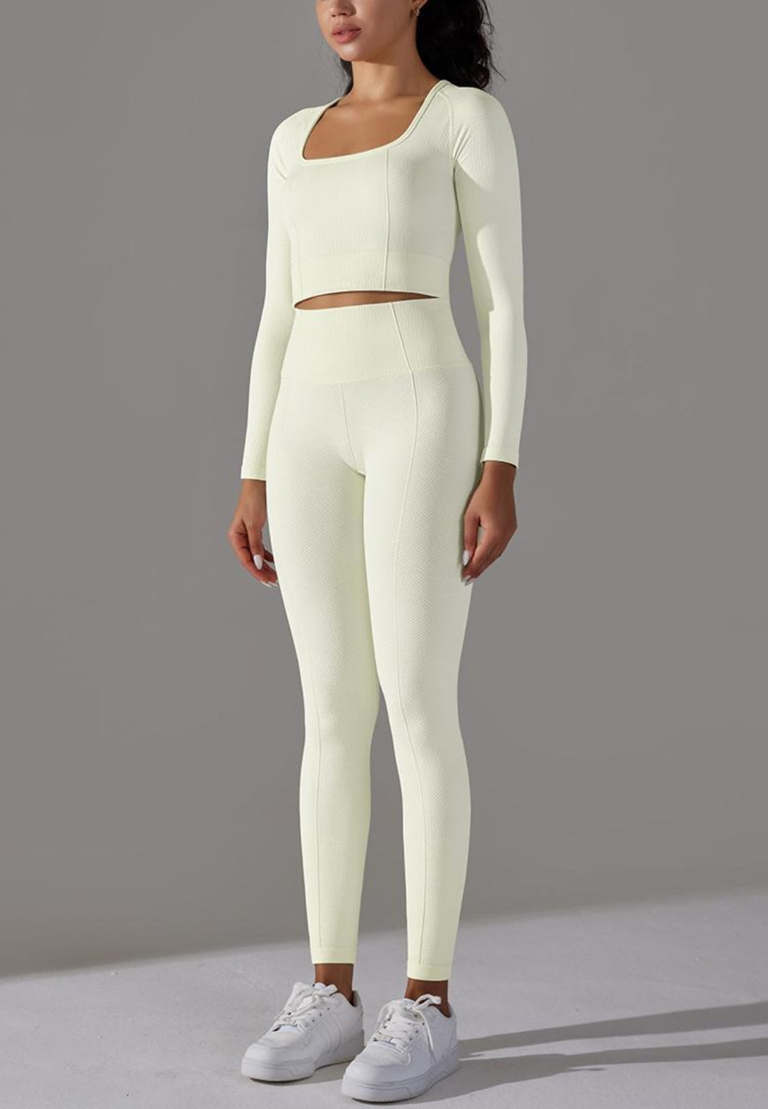 Long Sleeve Activewear Set by Anna-Kaci