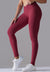 Ribbed V-Waist Activewear Leggings by Anna-Kaci