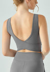 Women Cross Back Sports Bra Tight Fit Quick Drying Tank Tops by Anna-Kaci