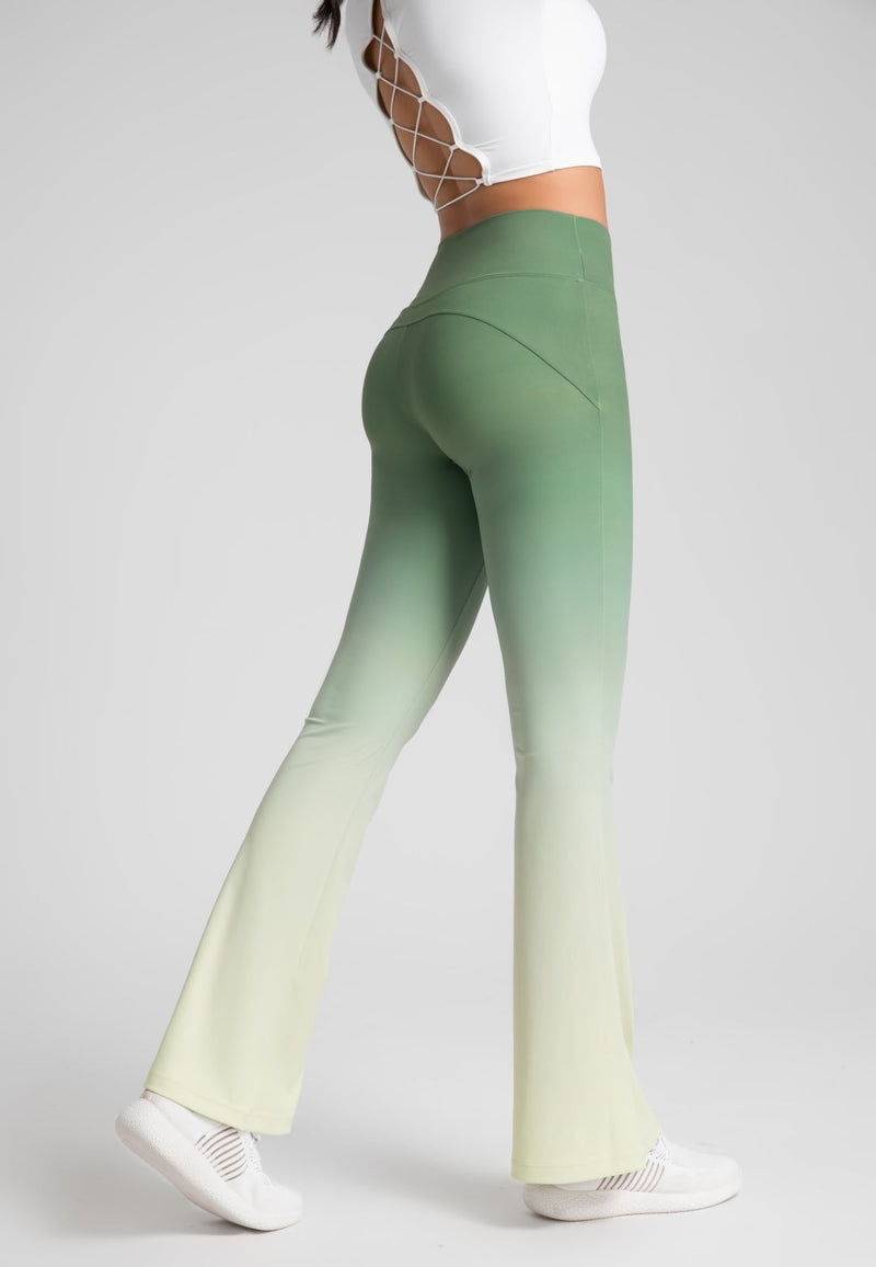 Ombre Print Flared Leggings by Anna-Kaci