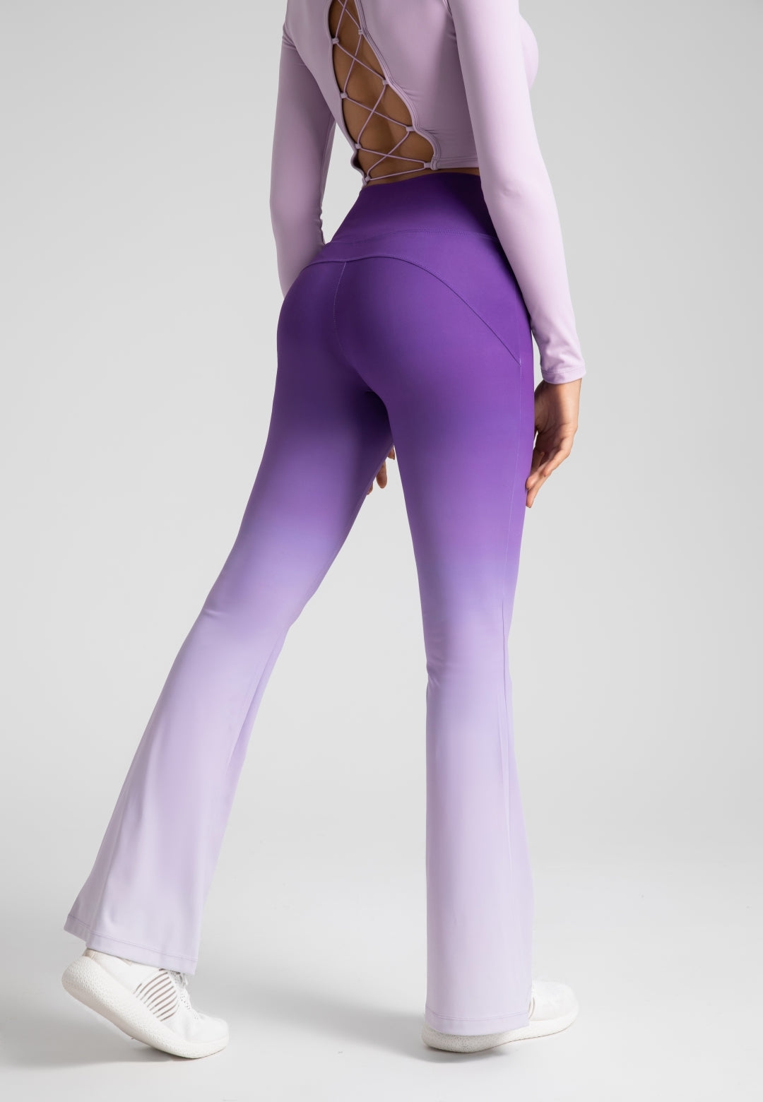 Ombre Print Flared Leggings by Anna-Kaci