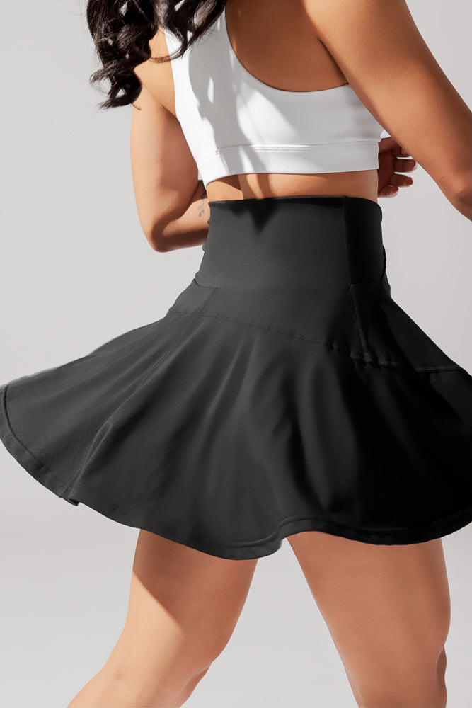 Crisscross Hourglass® Twirl Skort - Black