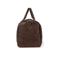 Dark grown Benjamin Leather Duffle Bag