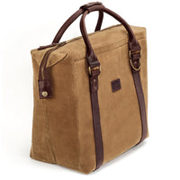 White Wing Waxed Canvas Large Cooler by Mission Mercantile Leather Goods