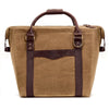 White Wing Waxed Canvas Large Cooler by Mission Mercantile Leather Goods