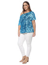 Plus Size One Shoulder Sequin Top by Anna-Kaci