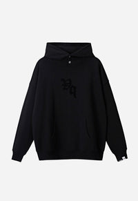 90s Vintage Two Seasons Hoodie Black