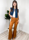 cool Bell Bottom High Waist Denim Jeans