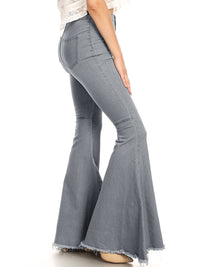 Bell Bottom High Waist Denim Jeans by Anna-Kaci