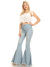 Bell Bottom High Waist Denim Jeans by Anna-Kaci