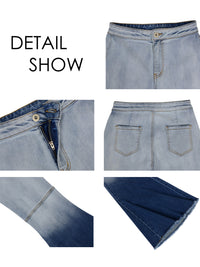 Bell Bottom High Waist Denim Jeans by Anna-Kaci