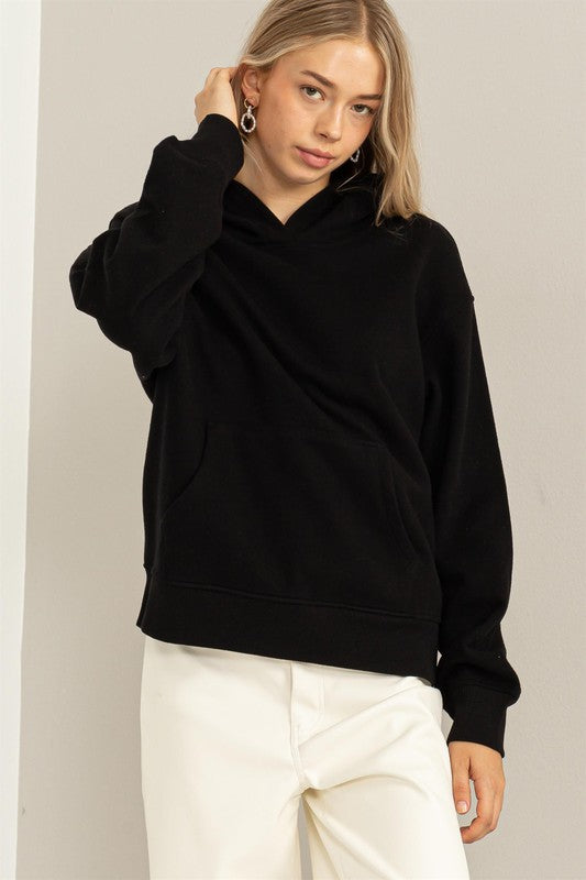 Drop Shoulder Hoodie for women