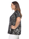 Plus Size One Shoulder Sequin Top by Anna-Kaci