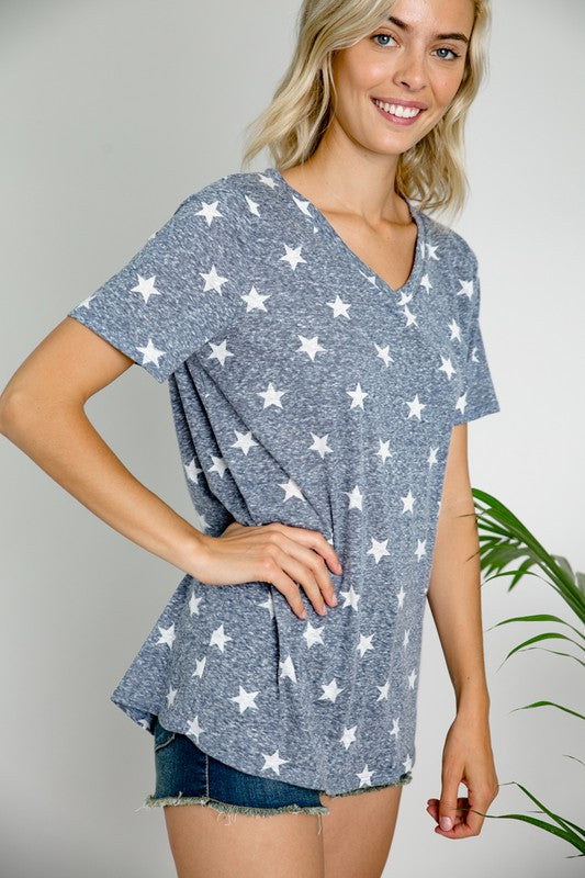 PLUS 4TH OF JULY BOXY TOP