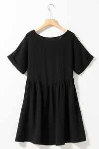 V-Neck Short Sleeve Dress