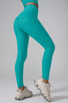 Green High Waist Active Leggings