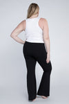 Plus Everyday Flare Bottoms Black