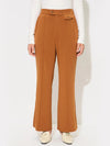 Slit Wide Leg Pants with Pockets