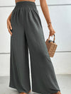 Perfee Wide Waistband Relax Fit Long Pants