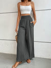 Perfee Wide Waistband Relax Fit Long Pants