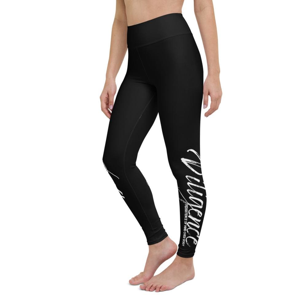 Women's High-waist Fitness Legging Yoga Pants, Diligence Script