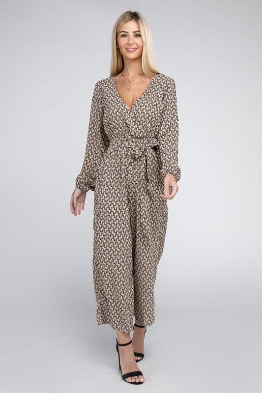 Allover Print Jumpsuit