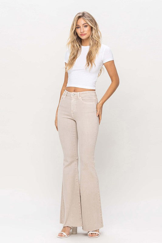 High Rise Super Flare Jeans