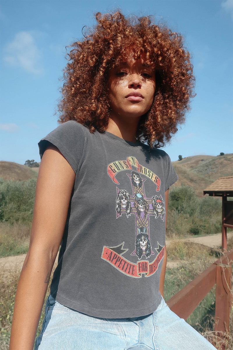 Guns N Roses Appetite For Destruction Shrunken Tee for you