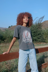 Grateful Dead Steal Your Face Crop Tee