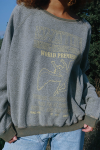 Front view of Led Zeppelin Swan Song Plush Sweatshirt