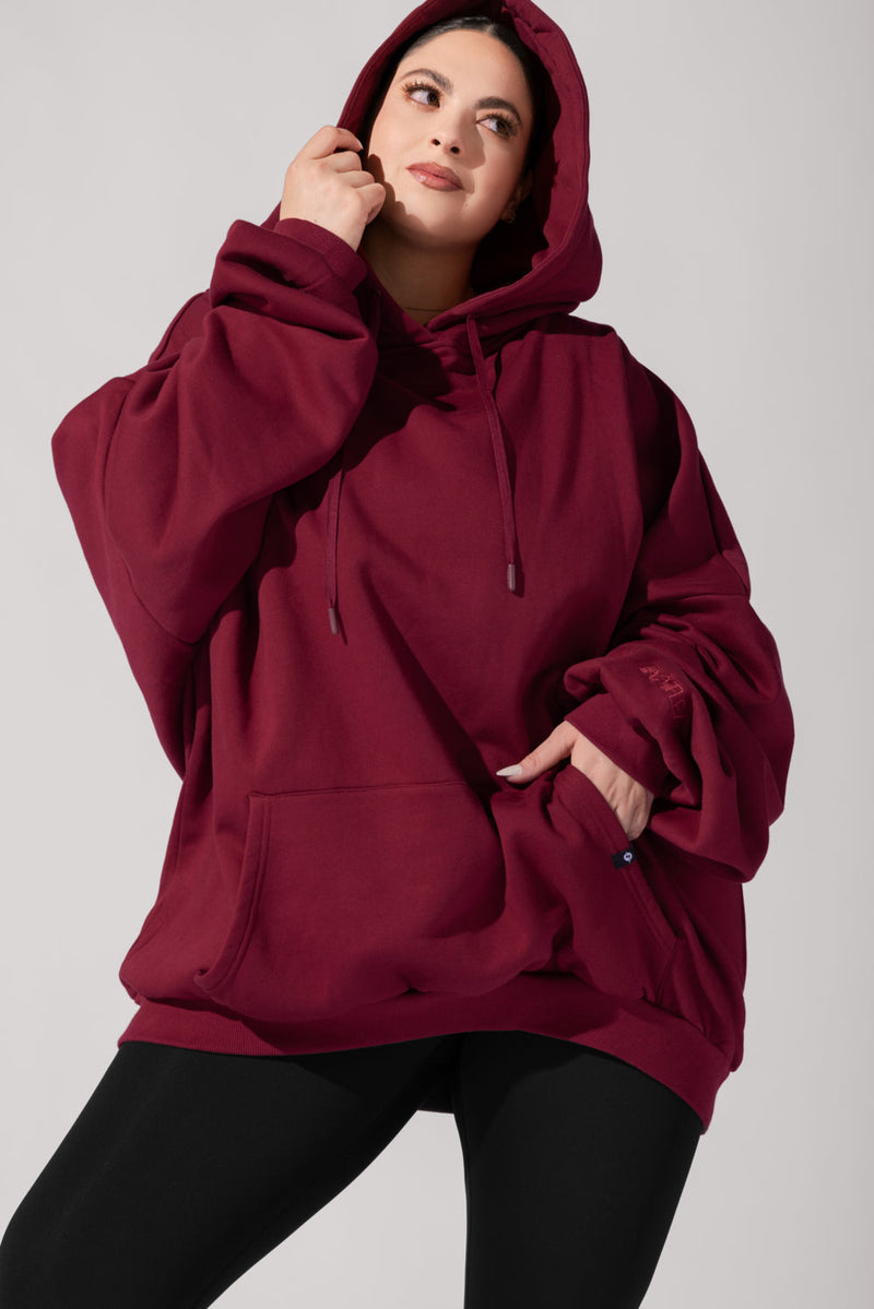 Pullover Cloud Hoodie - Crimson