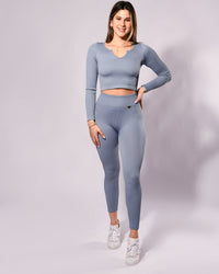 *Get it Together* (Rib High Waist Leggings) by Cute Booty Lounge