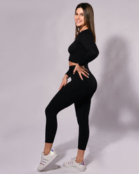 Rib High Waist Leggings