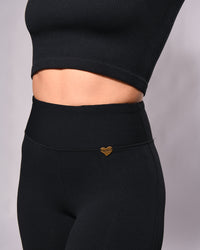 Rib High Waist Leggings