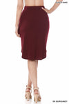 SELF TIE TULIP HEM SKIRT WITH SIDE POCKETS