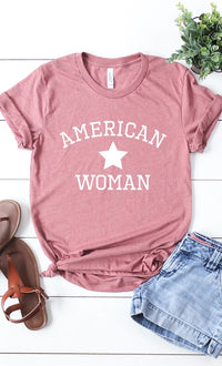 American Woman Plus Size Graphic Tee