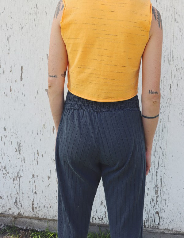 Back view of Desert Pants- Indigo