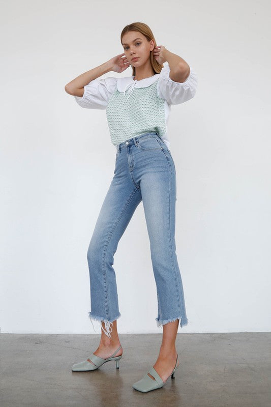 Crop Boot Cut Jeans