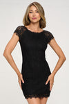 Women's lace mini dress