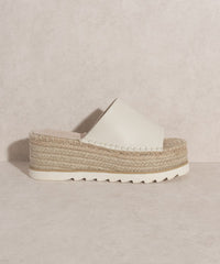 OASIS SOCIETY Ivy   Espadrille Platform Slide