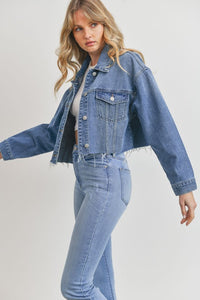 CROPPED BF DENIM JACKET