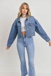 CROPPED BF DENIM JACKET