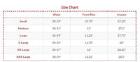 size chart of Ultra Comfy Stretchy Office Slacks