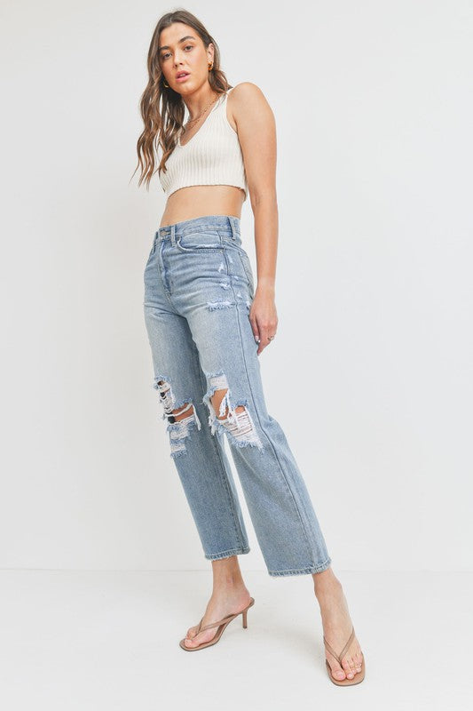 HIGH RISE DAD JEANS