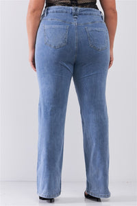 Low-Rise Wide-Leg Upsized Basic Dad Jeans