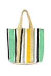 Striped Medium Bag for Women