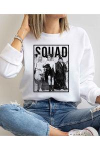 HALLOWEEN SQUAD GRAPHIC SWEATSHIRT